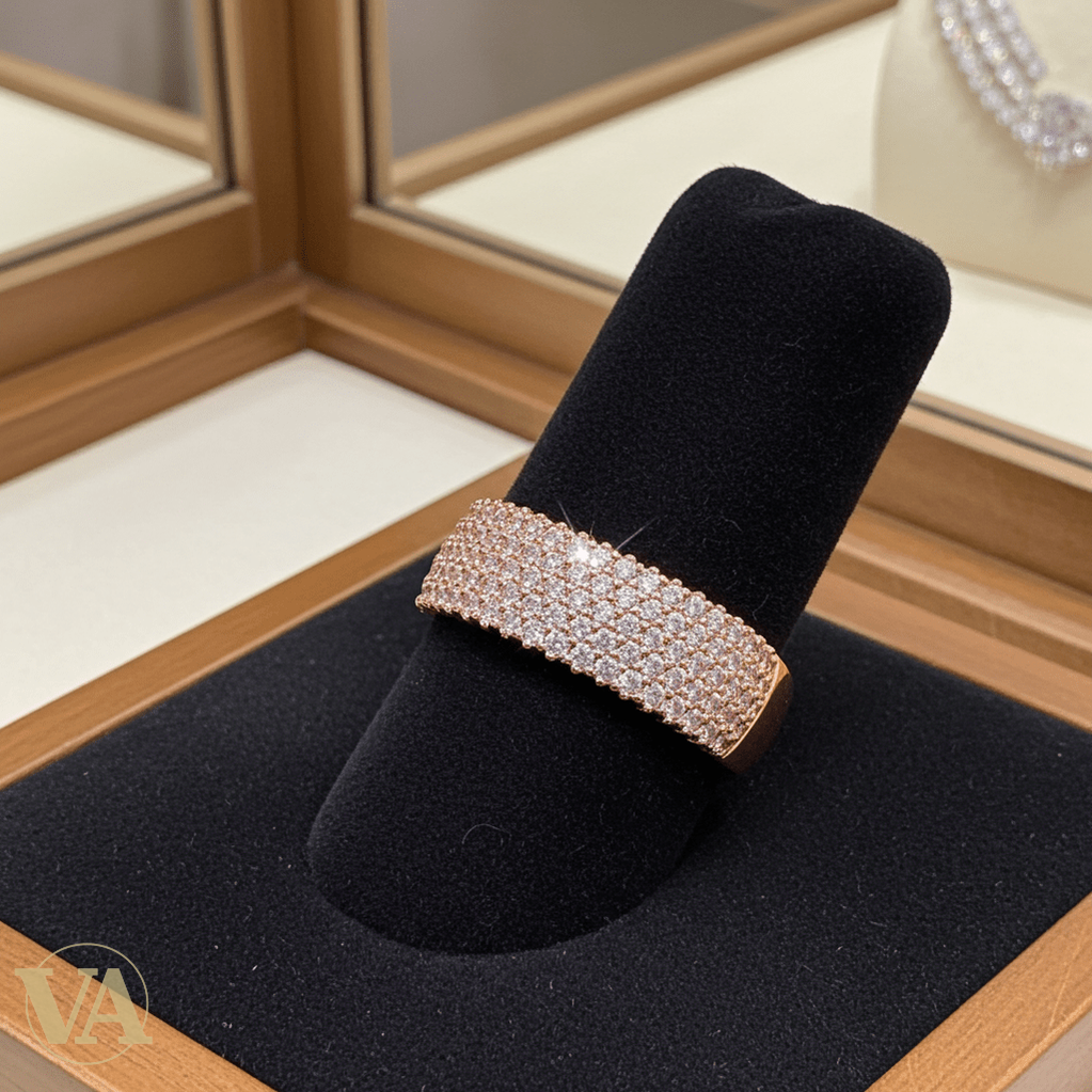 Bague Femme argent 925 rosé zirconium - Argent 925 - Vindicta