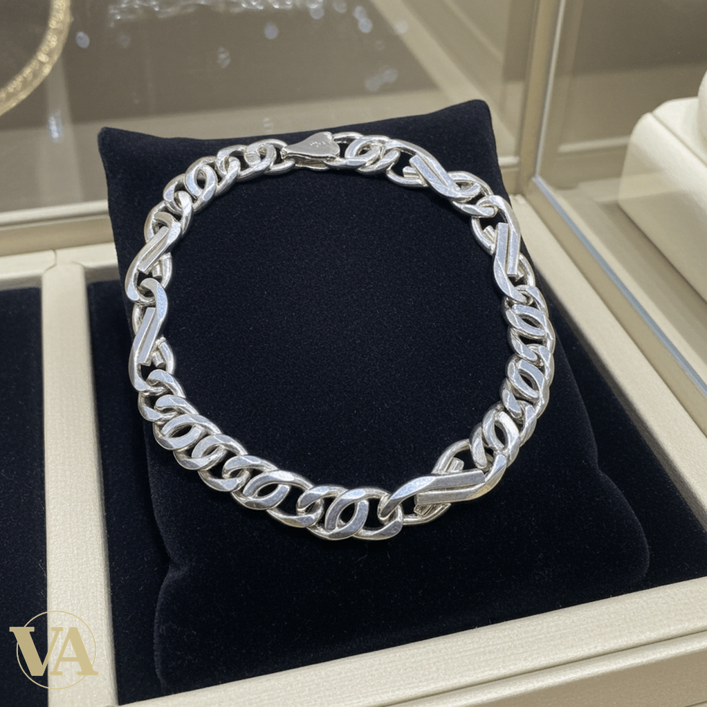Bracelet Homme Argent 925 Massif – Maille Marine 24cm - Argent 925 - Vindicta