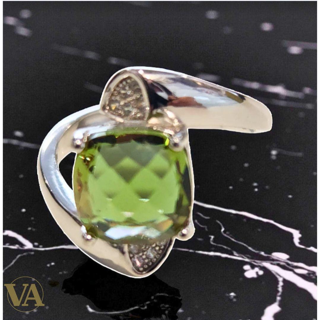 Bague Argent 925 Sultanite Facettée