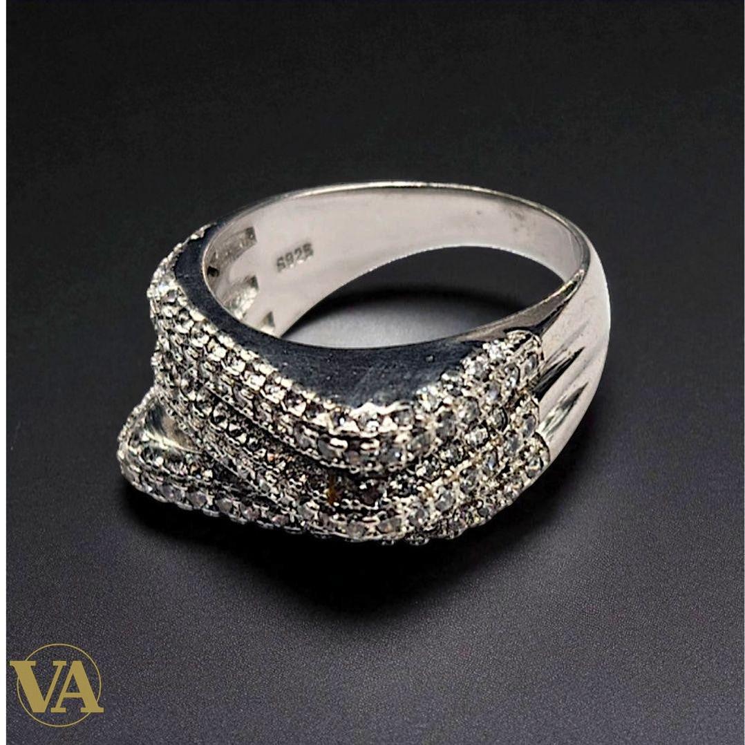 Bague argent 925 solitaire zirconium