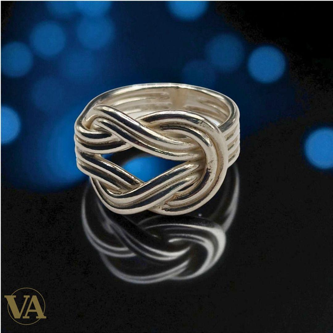 Bague femme nœud infini en argent 925