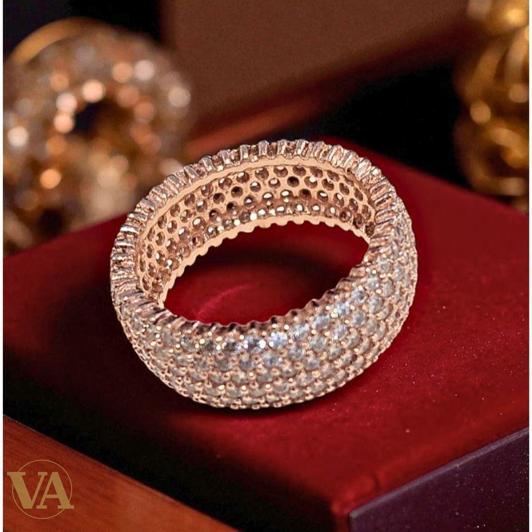 Bague argent 925 rosé zirconium