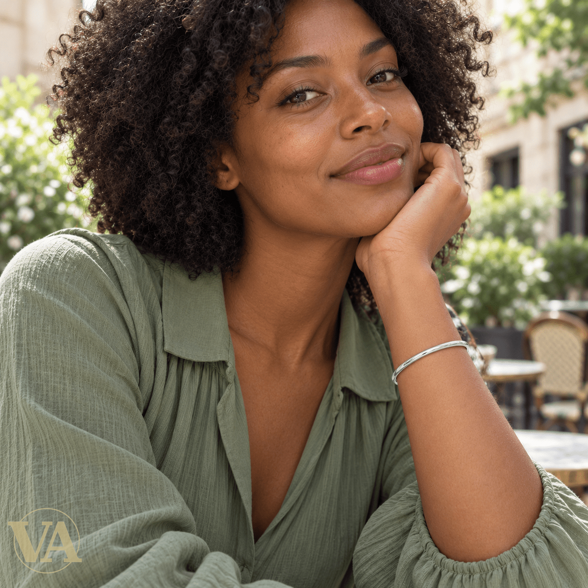 Jonc Femme Argent 925 Rhodié — Ruban Lisse - Argent 925 - Vindicta