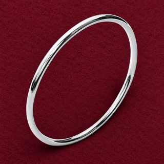 Jonc Femme Argent 925 — Ruban Lisse