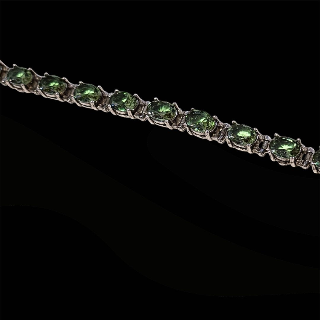 Bracelet argent 925 & sultanite – Pierre changeante
