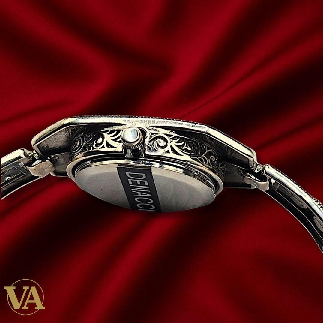Bracelet-Montre Femme Argent 925 & Marcassite – Élégance intemporelle | Bijoux Vindicta