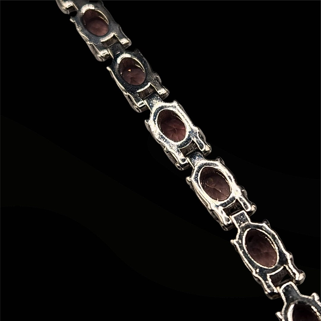 Bracelet argent 925 & sultanite – Pierre changeante