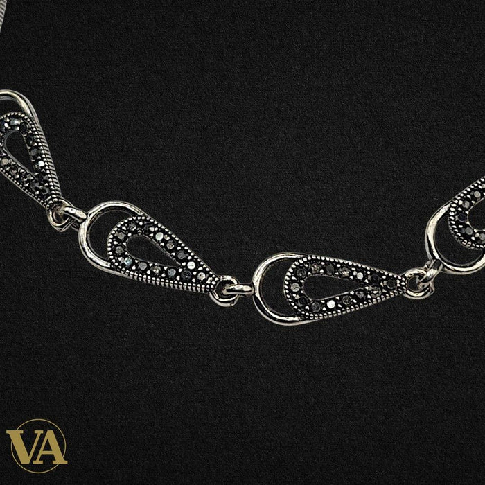 Bracelet argent 925 & marcassite