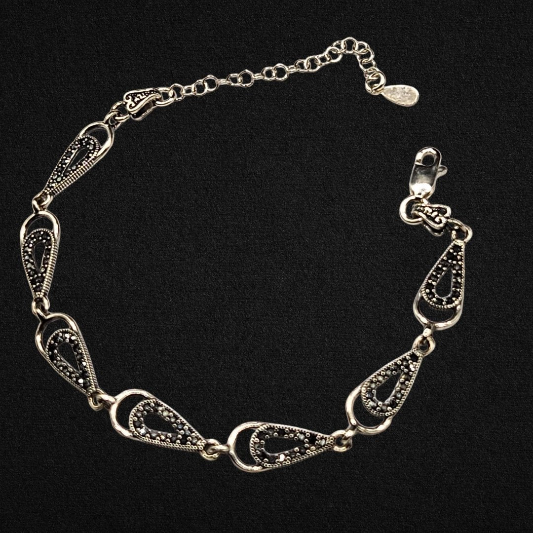 Bracelet argent 925 & marcassite