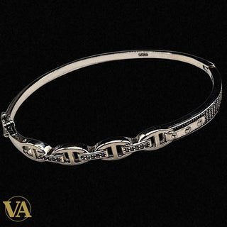Bracelet Femme Jonc Chaîne – Argent 925