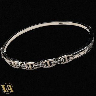 Bracelet Femme Jonc Chaîne – Argent 925