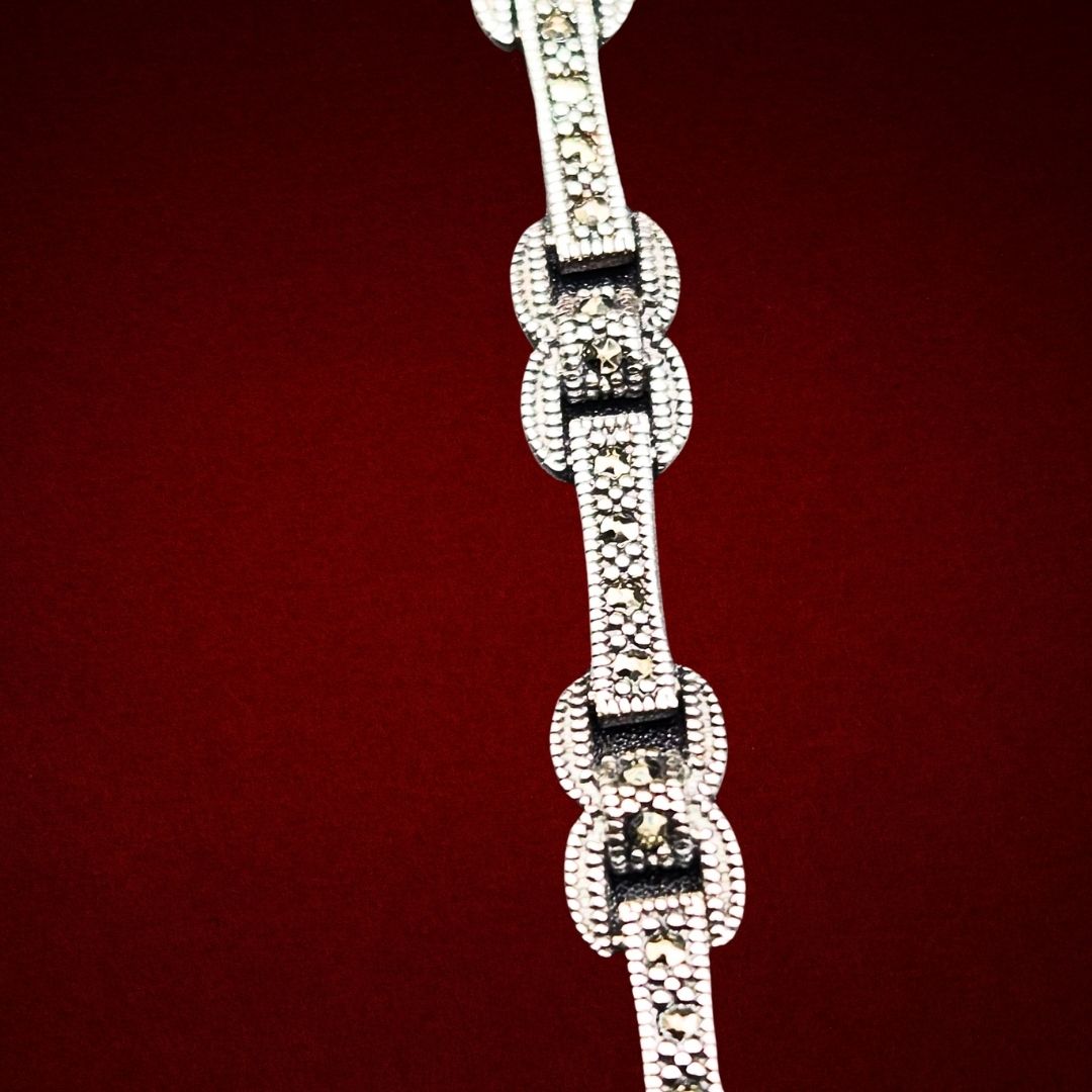Bracelet en Argent 925 et Marcassite