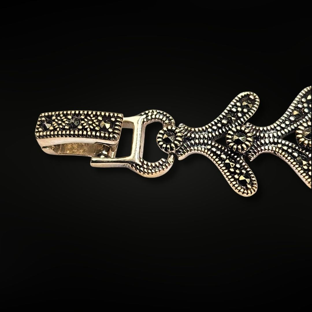 Bracelet-Montre Argent 925 & Marcassite