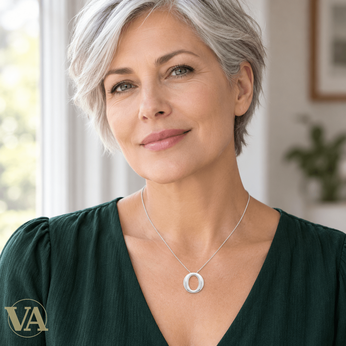 Collier ovale ajouré en argent 925 - Argent 925 - Vindicta