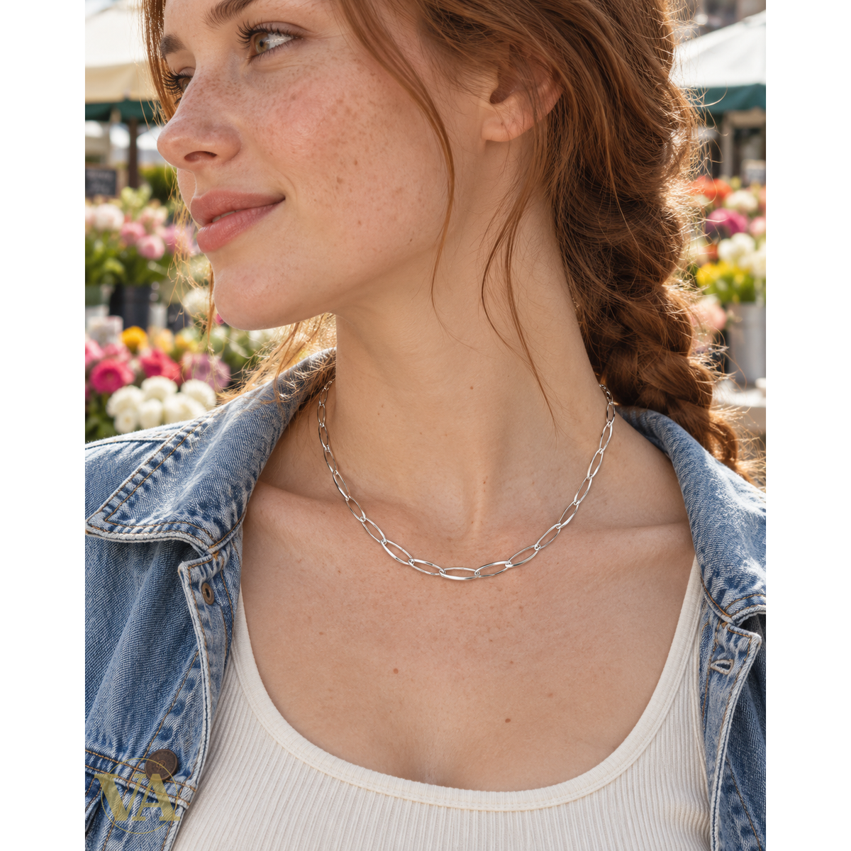 Collier argent 925 721822, nouvelle scène portée 1
