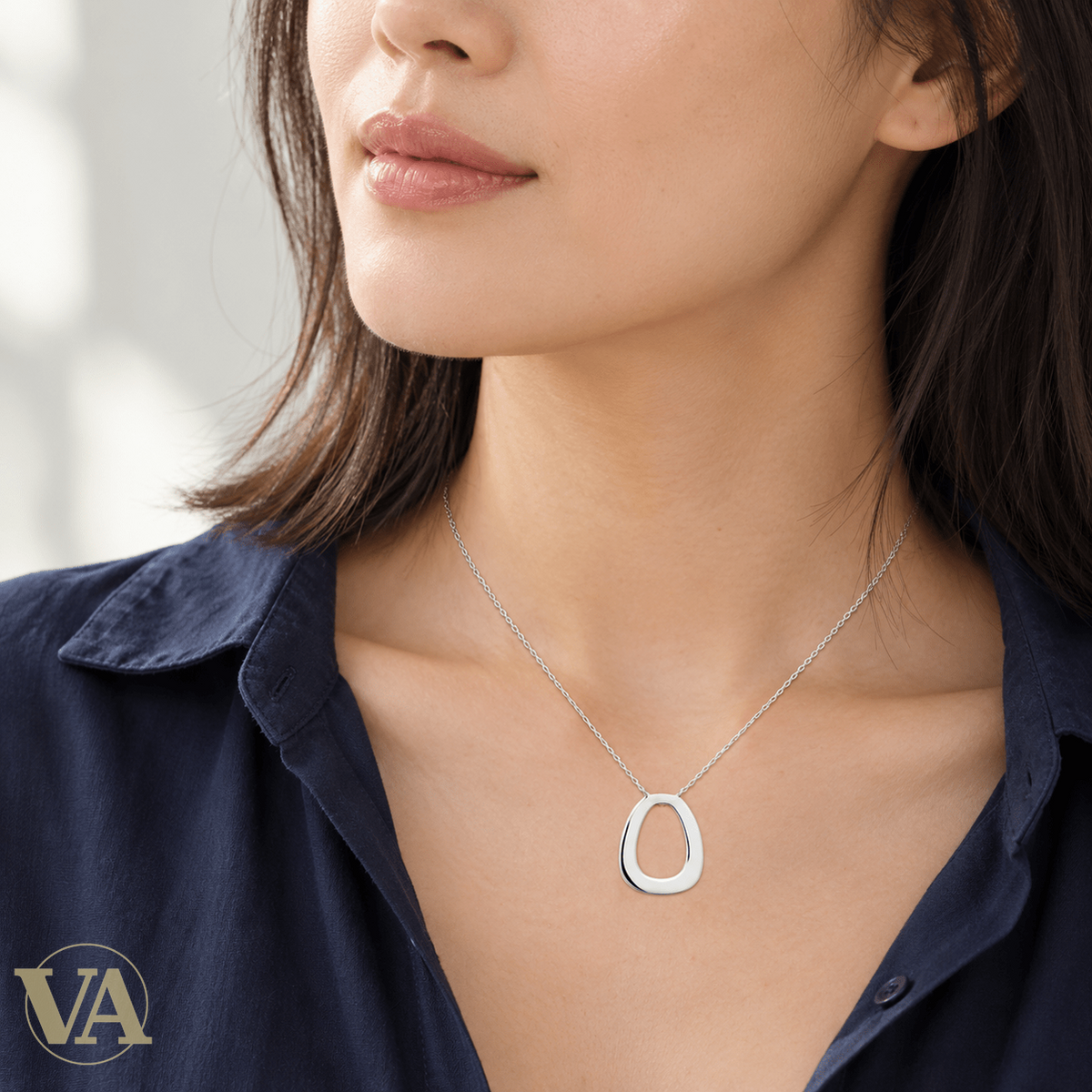 Collier goutte ajourée en argent 925 - Argent 925 - Vindicta