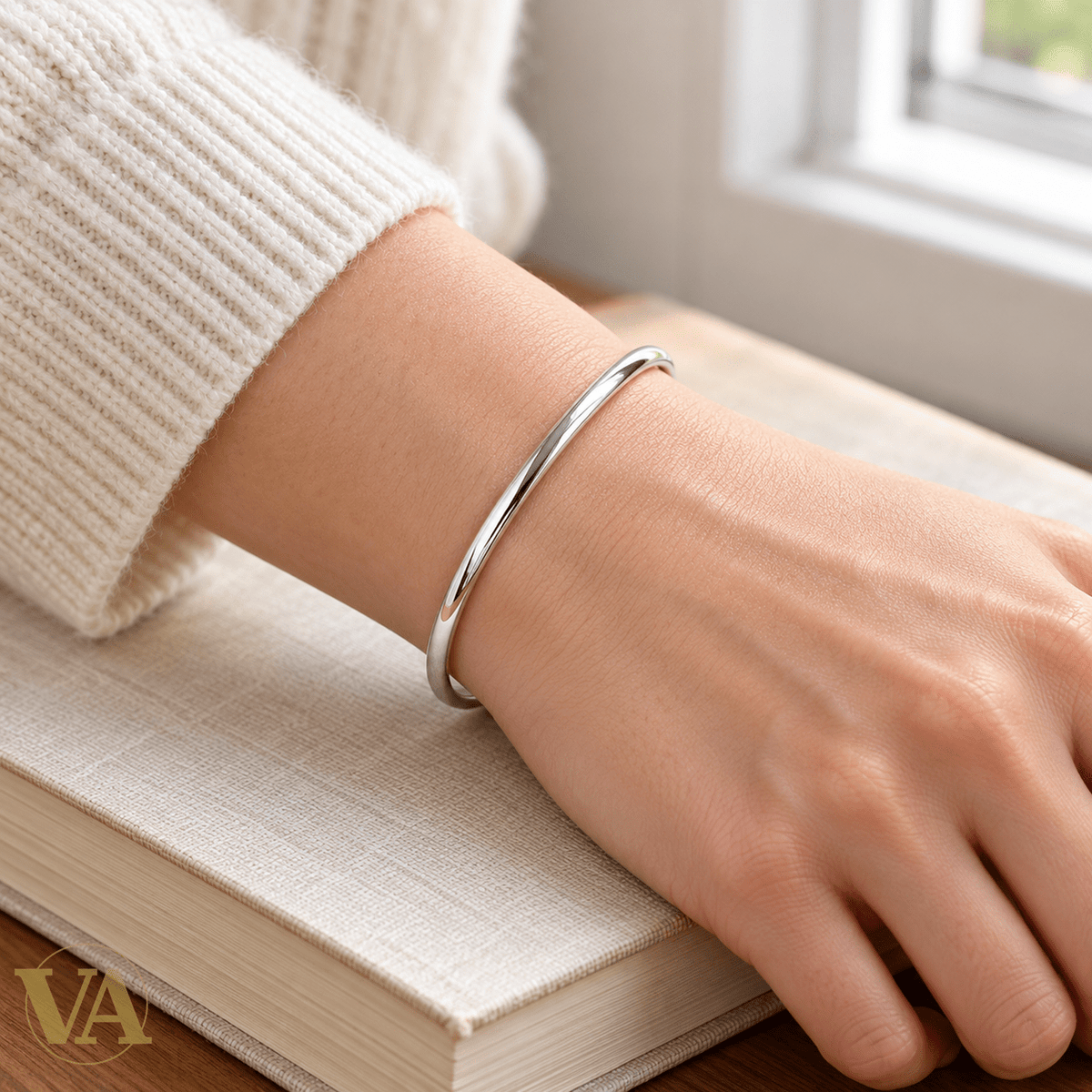 Jonc Femme Argent 925 — Ruban Lisse - Argent 925 - Vindicta