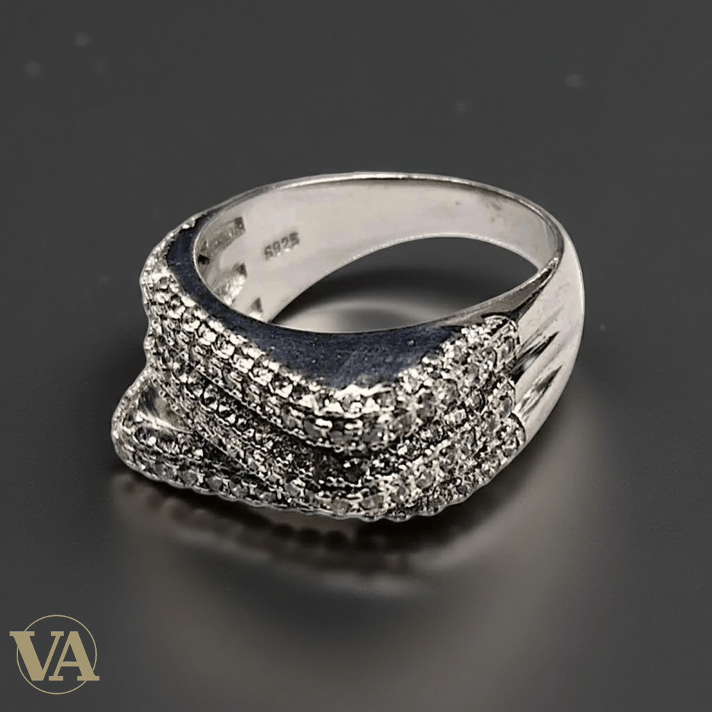 Bague Femme argent 925 solitaire zirconium - Argent 925 - Vindicta
