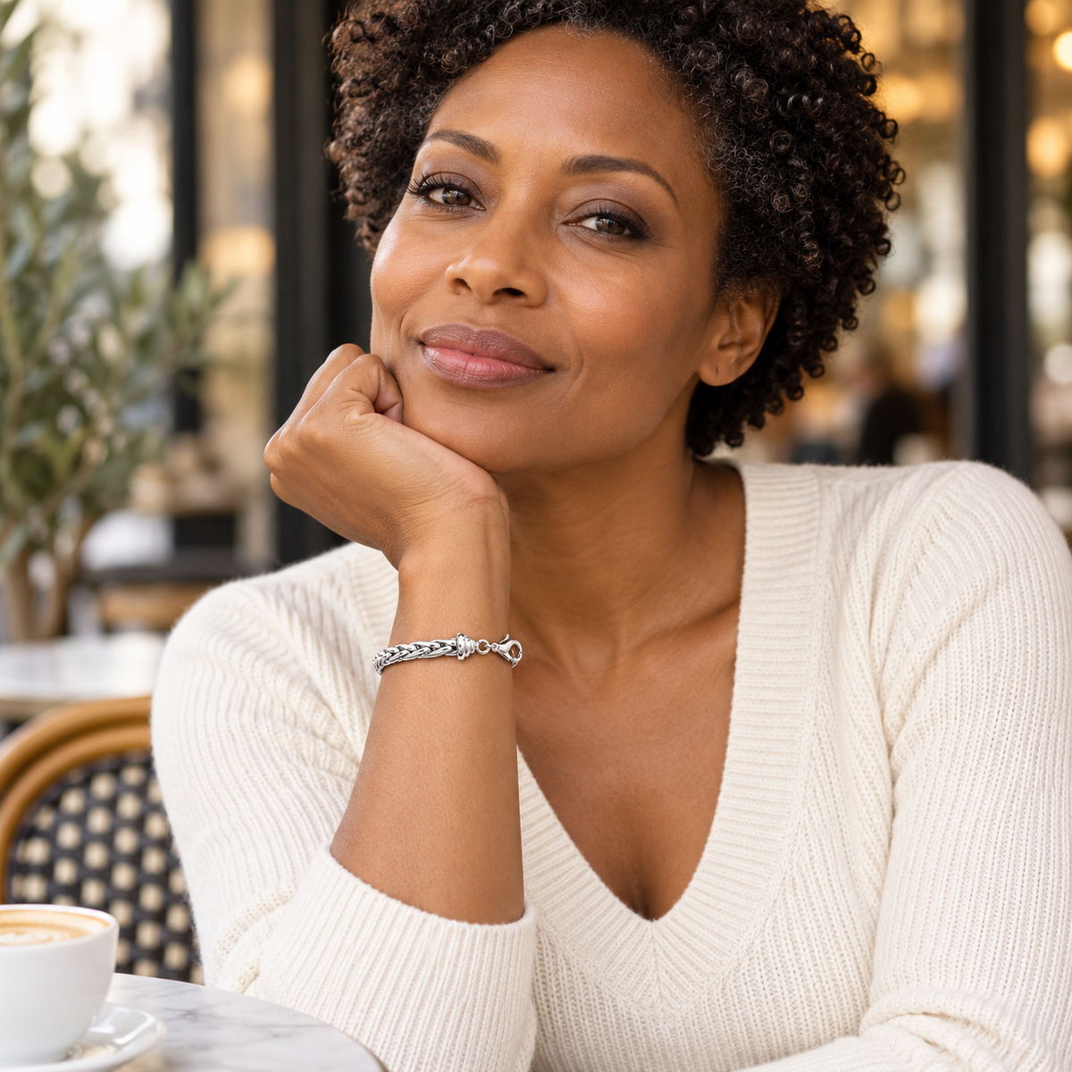 Maille Tressée — photo lifestyle
