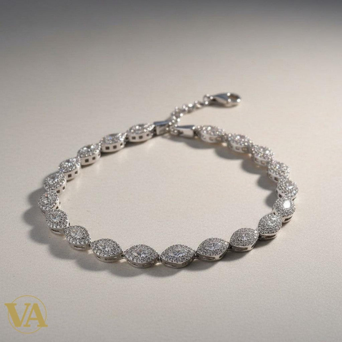 Bracelet Femme Argent 925 Oxydes Blancs – Brillance Intemporelle