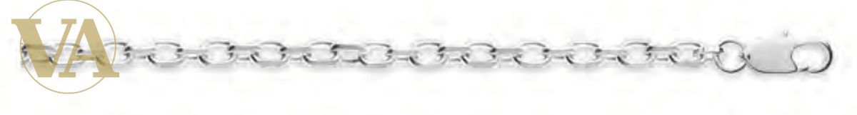 Détail fournisseur — maille Forçat diamantée, largeur 3.2 mm
