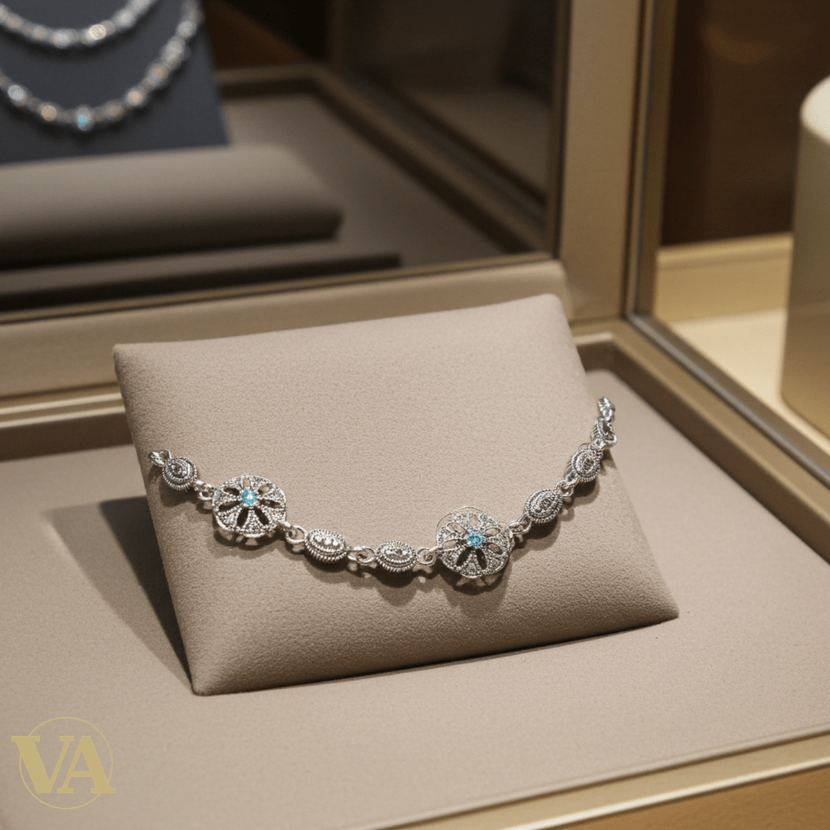 Bracelet Femme en argent 925 et marcassite